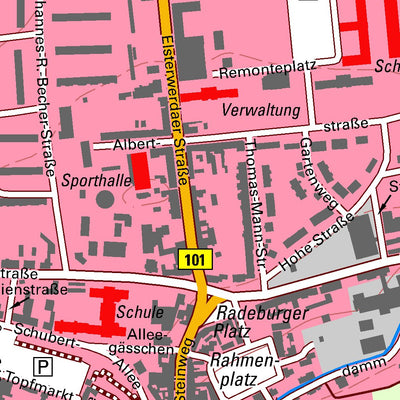 Staatsbetrieb Geobasisinformation und Vermessung Sachsen Großenhain, Großenhain, Stadt (1:10,000 scale) digital map