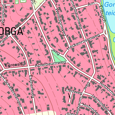 Staatsbetrieb Geobasisinformation und Vermessung Sachsen Großfriesen, Plauen, Stadt (1:10,000 scale) digital map