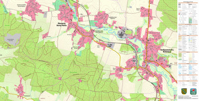 Staatsbetrieb Geobasisinformation und Vermessung Sachsen Großpostwitz/O.L., Großpostwitz/O.L. (1:10,000 scale) digital map