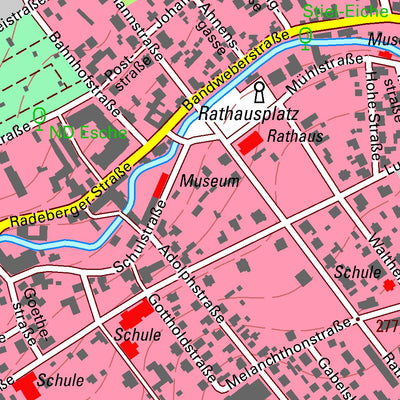Staatsbetrieb Geobasisinformation und Vermessung Sachsen Großröhrsdorf, Großröhrsdorf, Stadt (1:10,000 scale) digital map