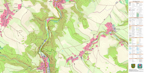 Staatsbetrieb Geobasisinformation und Vermessung Sachsen Großröhrsdorf, Liebstadt, Stadt (1:10,000 scale) digital map