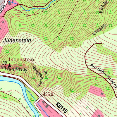 Staatsbetrieb Geobasisinformation und Vermessung Sachsen Großrückerswalde, Großrückerswalde (1:10,000 scale) digital map