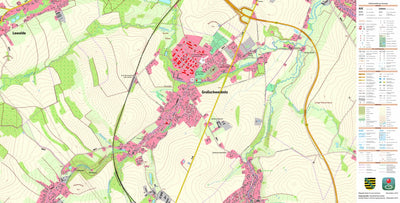 Staatsbetrieb Geobasisinformation und Vermessung Sachsen Großschweidnitz, Großschweidnitz (1:10,000 scale) digital map