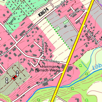 Staatsbetrieb Geobasisinformation und Vermessung Sachsen Großschweidnitz, Großschweidnitz (1:10,000 scale) digital map