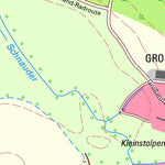 Staatsbetrieb Geobasisinformation und Vermessung Sachsen Großstolpen, Groitzsch, Stadt (1:10,000 scale) digital map