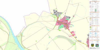 Staatsbetrieb Geobasisinformation und Vermessung Sachsen Großtreben, Beilrode 1 (1:10,000 scale) digital map