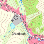 Staatsbetrieb Geobasisinformation und Vermessung Sachsen Grumbach, Callenberg (1:10,000 scale) digital map