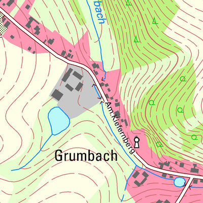 Staatsbetrieb Geobasisinformation und Vermessung Sachsen Grumbach, Callenberg (1:10,000 scale) digital map