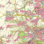 Staatsbetrieb Geobasisinformation und Vermessung Sachsen Grumbach, Wilsdruff, Stadt (1:25,000 scale) digital map