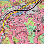 Staatsbetrieb Geobasisinformation und Vermessung Sachsen Grumbach, Wilsdruff, Stadt (1:25,000 scale) digital map
