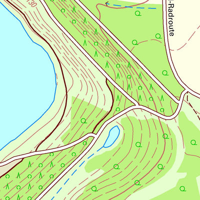 Staatsbetrieb Geobasisinformation und Vermessung Sachsen Gruna, Großpösna (1:10,000 scale) digital map