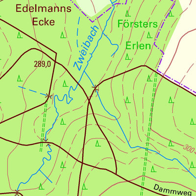 Staatsbetrieb Geobasisinformation und Vermessung Sachsen Grünlichtenberg, Kriebstein (1:10,000 scale) digital map