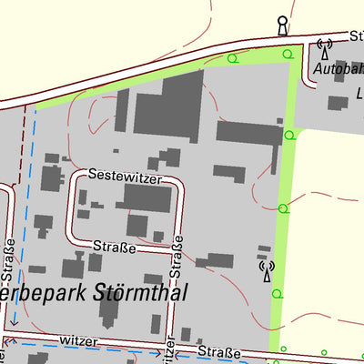 Staatsbetrieb Geobasisinformation und Vermessung Sachsen Güldengossa, Großpösna (1:10,000 scale) digital map