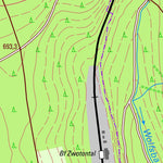 Staatsbetrieb Geobasisinformation und Vermessung Sachsen Gunzen, Schöneck/Vogtl., Stadt (1:10,000 scale) digital map