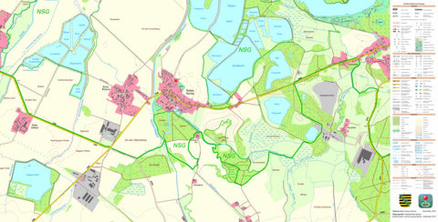 Staatsbetrieb Geobasisinformation und Vermessung Sachsen Guttau, Malschwitz (1:10,000 scale) digital map
