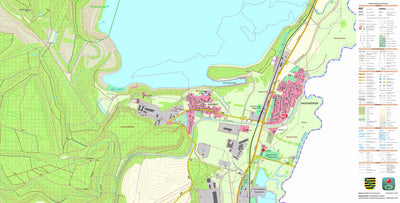 Staatsbetrieb Geobasisinformation und Vermessung Sachsen Hagenwerder, Görlitz, Stadt (1:10,000 scale) digital map