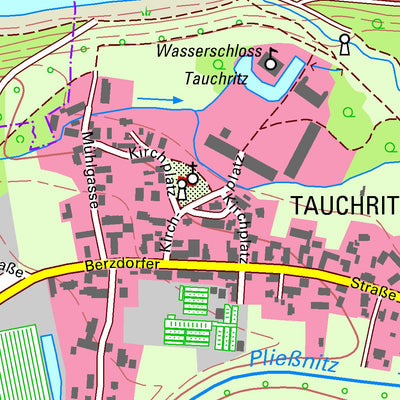 Staatsbetrieb Geobasisinformation und Vermessung Sachsen Hagenwerder, Görlitz, Stadt (1:10,000 scale) digital map