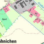 Staatsbetrieb Geobasisinformation und Vermessung Sachsen Hähnichen, Hähnichen (1:10,000 scale) digital map