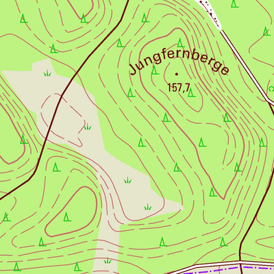 Staatsbetrieb Geobasisinformation und Vermessung Sachsen Haide, Weißkeißel 1 (1:10,000 scale) digital map