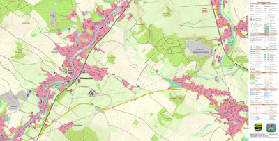 Staatsbetrieb Geobasisinformation und Vermessung Sachsen Hainewalde, Hainewalde (1:10,000 scale) digital map