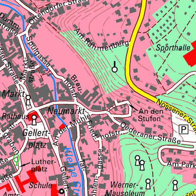 Staatsbetrieb Geobasisinformation und Vermessung Sachsen Hainichen, Hainichen, Stadt (1:10,000 scale) digital map