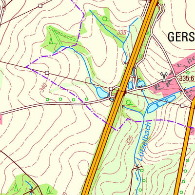 Staatsbetrieb Geobasisinformation und Vermessung Sachsen Hainichen, Hainichen, Stadt (1:25,000 scale) digital map