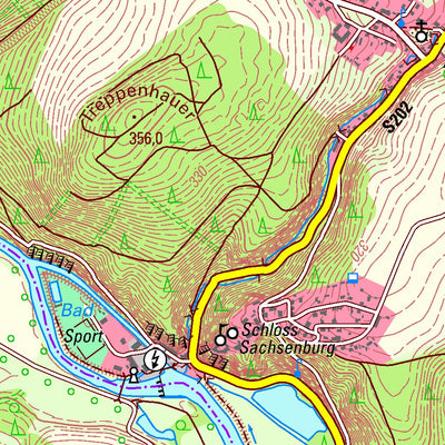 Staatsbetrieb Geobasisinformation und Vermessung Sachsen Hainichen, Hainichen, Stadt (1:25,000 scale) digital map
