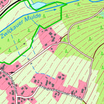 Staatsbetrieb Geobasisinformation und Vermessung Sachsen Hammerbrücke, Muldenhammer (1:10,000 scale) digital map