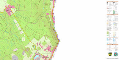 Staatsbetrieb Geobasisinformation und Vermessung Sachsen Hammerunterwiesenthal, Oberwiesenthal, Kurort, Stadt (1:10,000 scale) digital map