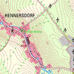 Staatsbetrieb Geobasisinformation und Vermessung Sachsen Hartmannsdorf, Hartmannsdorf-Reichenau (1:25,000 scale) digital map