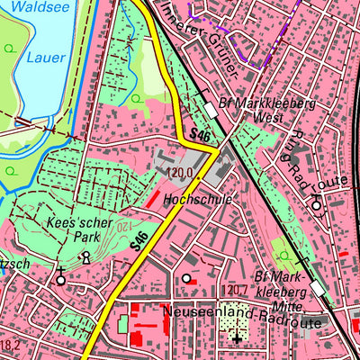 Staatsbetrieb Geobasisinformation und Vermessung Sachsen Hartmannsdorf-Knautnaundorf, Leipzig, Stadt (1:25,000 scale) digital map
