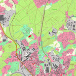 Staatsbetrieb Geobasisinformation und Vermessung Sachsen Haselbrunn, Plauen, Stadt (1:10,000 scale) digital map
