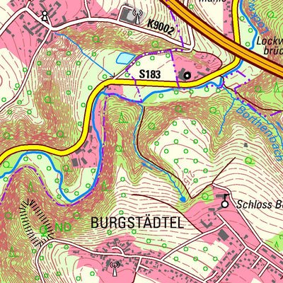 Staatsbetrieb Geobasisinformation und Vermessung Sachsen Heidenau, Stadt, Heidenau, Stadt (1:25,000 scale) digital map
