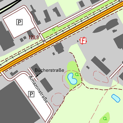Staatsbetrieb Geobasisinformation und Vermessung Sachsen Heiterblick, Leipzig, Stadt (1:10,000 scale) digital map