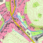 Staatsbetrieb Geobasisinformation und Vermessung Sachsen Hellendorf, Bad Gottleuba-Berggießhübel, Stadt (1:10,000 scale) digital map