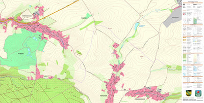 Staatsbetrieb Geobasisinformation und Vermessung Sachsen Herzogswalde, Wilsdruff, Stadt (1:10,000 scale) digital map