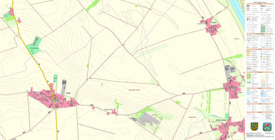 Staatsbetrieb Geobasisinformation und Vermessung Sachsen Heyda, Hirschstein (1:10,000 scale) digital map