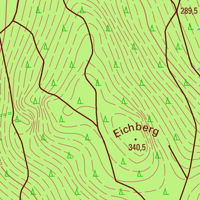 Staatsbetrieb Geobasisinformation und Vermessung Sachsen Hilbersdorf, Vierkirchen (1:10,000 scale) digital map