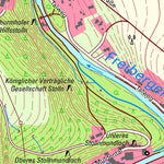 Staatsbetrieb Geobasisinformation und Vermessung Sachsen Himmelfahrter Revier, Freiberg, Stadt, Universitätsstadt (1:10,000 scale) digital map