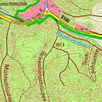 Staatsbetrieb Geobasisinformation und Vermessung Sachsen Hinterhermsdorf, Sebnitz, Stadt 1 (1:10,000 scale) digital map