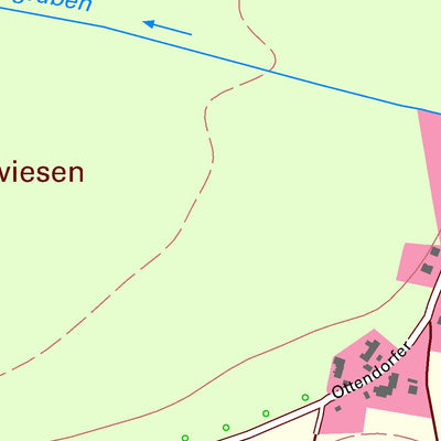 Staatsbetrieb Geobasisinformation und Vermessung Sachsen Höckendorf, Laußnitz (1:10,000 scale) digital map