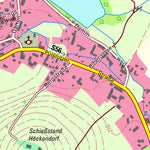 Staatsbetrieb Geobasisinformation und Vermessung Sachsen Höckendorf, Laußnitz (1:10,000 scale) digital map
