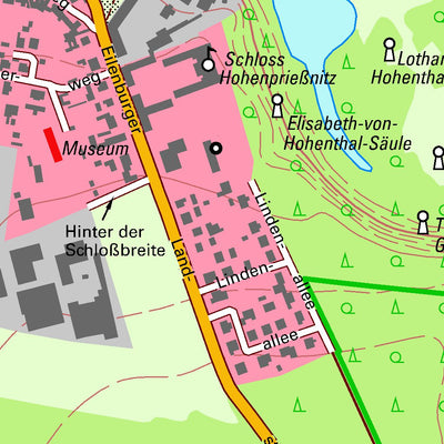 Staatsbetrieb Geobasisinformation und Vermessung Sachsen Hohenprießnitz, Zschepplin (1:10,000 scale) digital map