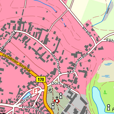 Staatsbetrieb Geobasisinformation und Vermessung Sachsen Hohenprießnitz, Zschepplin (1:10,000 scale) digital map