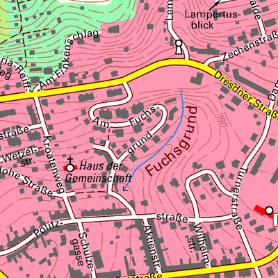Staatsbetrieb Geobasisinformation und Vermessung Sachsen Hohenstein-Ernstthal, Hohenstein-Ernstthal, Stadt (1:10,000 scale) digital map
