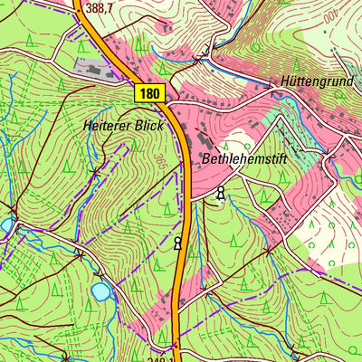 Staatsbetrieb Geobasisinformation und Vermessung Sachsen Hohenstein-Ernstthal, Hohenstein-Ernstthal, Stadt (1:25,000 scale) digital map