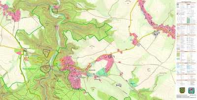 Staatsbetrieb Geobasisinformation und Vermessung Sachsen Hohnstein, Hohnstein, Stadt (1:10,000 scale) digital map