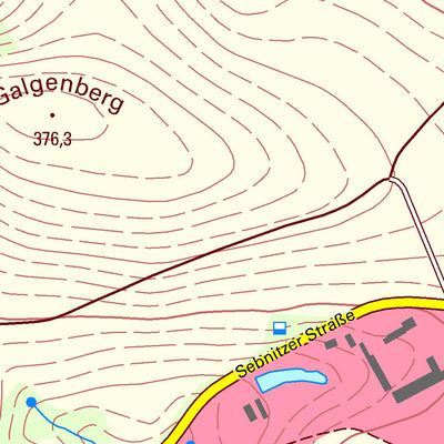 Staatsbetrieb Geobasisinformation und Vermessung Sachsen Hohnstein, Hohnstein, Stadt (1:10,000 scale) digital map