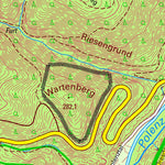 Staatsbetrieb Geobasisinformation und Vermessung Sachsen Hohnstein, Hohnstein, Stadt (1:10,000 scale) digital map