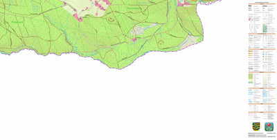 Staatsbetrieb Geobasisinformation und Vermessung Sachsen Holzhau, Rechenberg-Bienenmühle 2 (1:10,000 scale) digital map